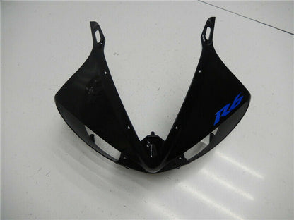 Amotopart 2005 Yamaha YZF R6 Cladding Blue Black Kit