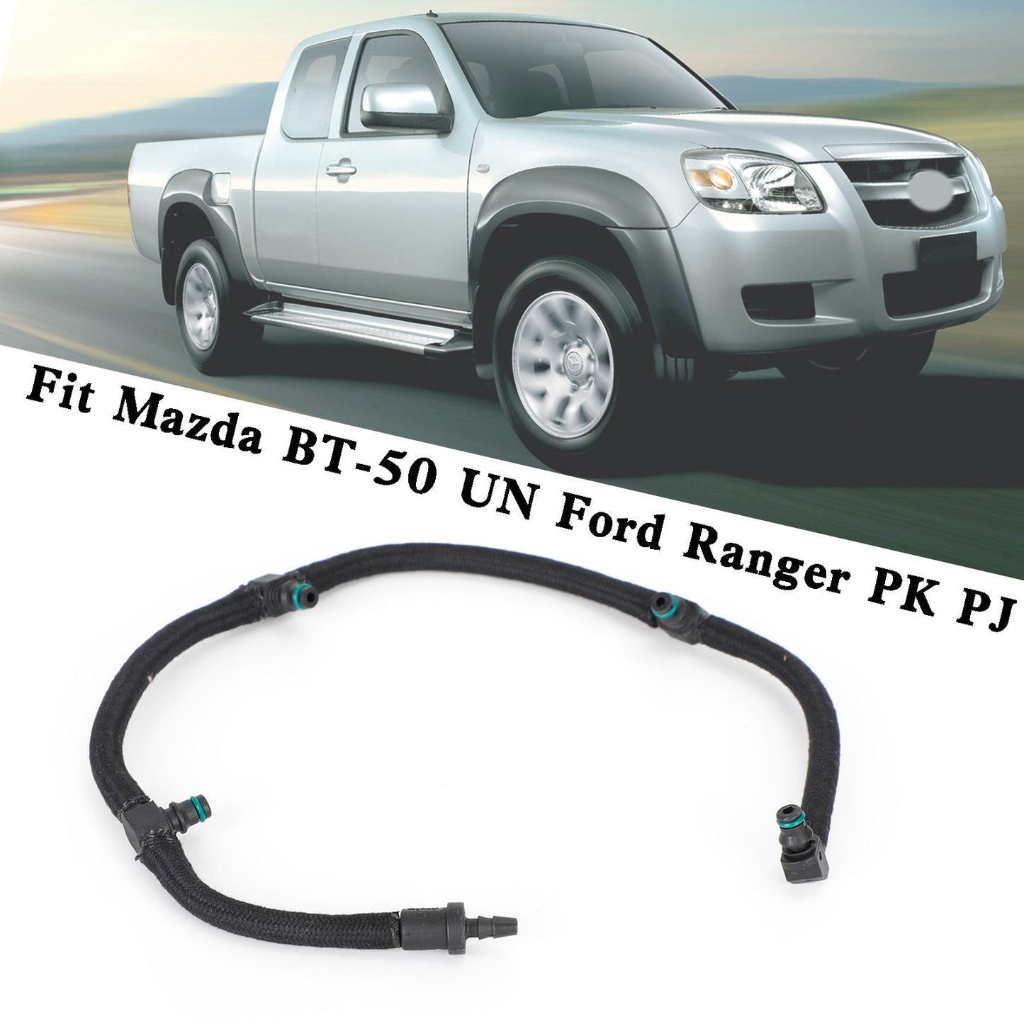 Tubo di ritorno iniettore carburante WE011349Y Fit Mazda BT-50 UN Ford Ranger PK PJ Generico