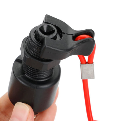 Interruttore a chiave di accensione e cordino di sicurezza adatto per Johnson Evinrude 5005801 175974