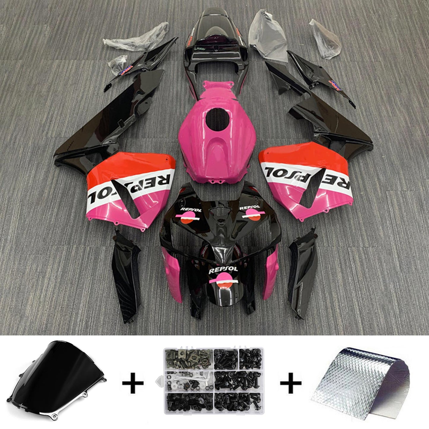 Amotopart Honda CBR600RR 2005-2006 F5 Kit carena Carrozzeria Plastica ABS