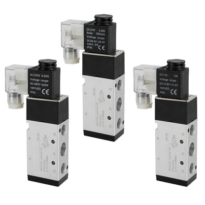 Elettrovalvola elettrica pneumatica a solenoide 4V310-10 2 posizioni 5 vie PT 3/8"